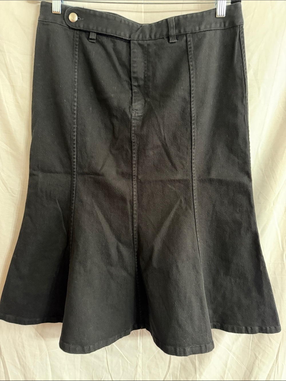 Lauren Ralph Lauren Black Flared A-Line Skirt